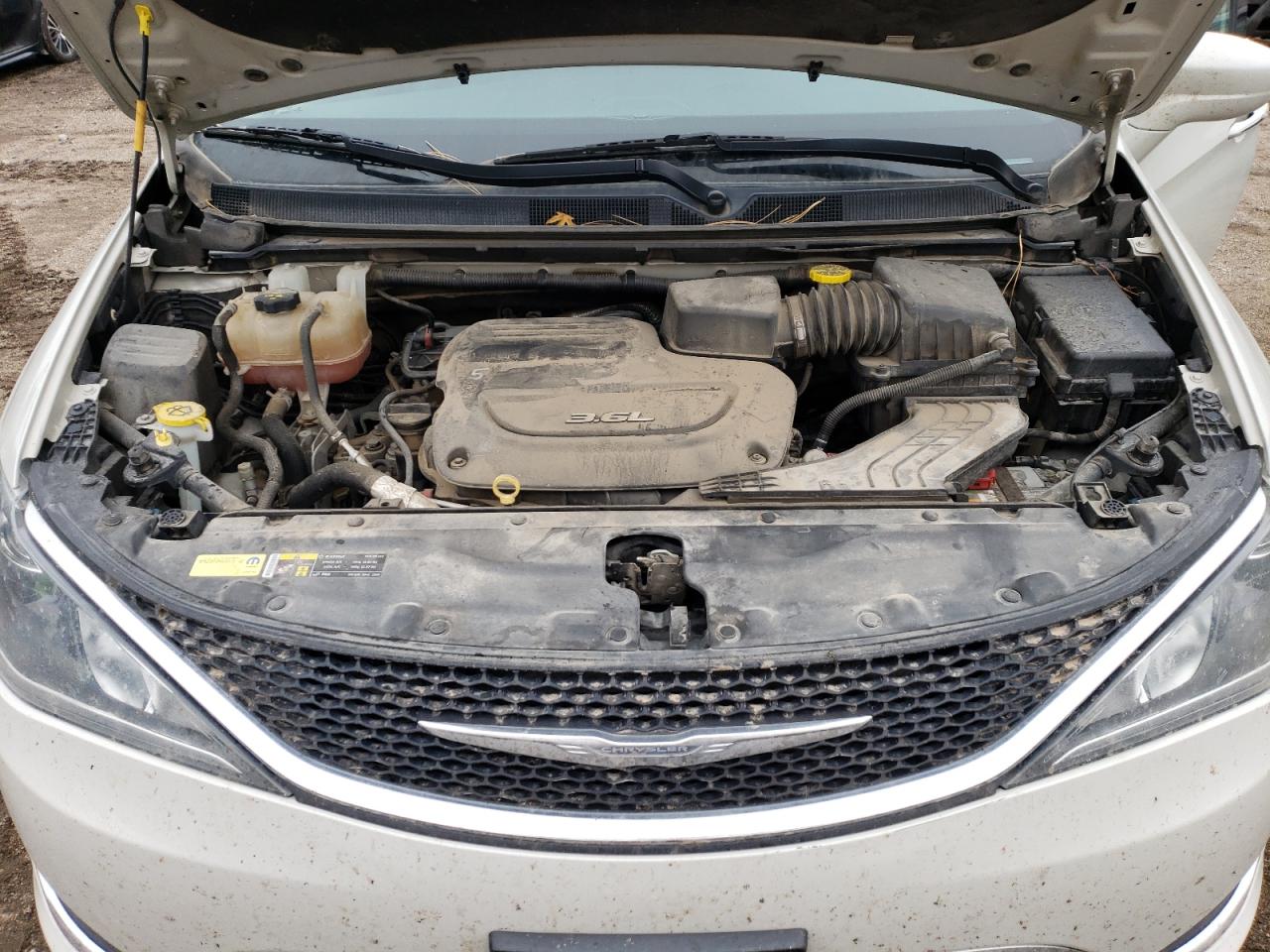 2017 Chrysler Pacifica VIN 2C4RC1EG4HR653832 Copart auction photo, hail damage thumbnail 12