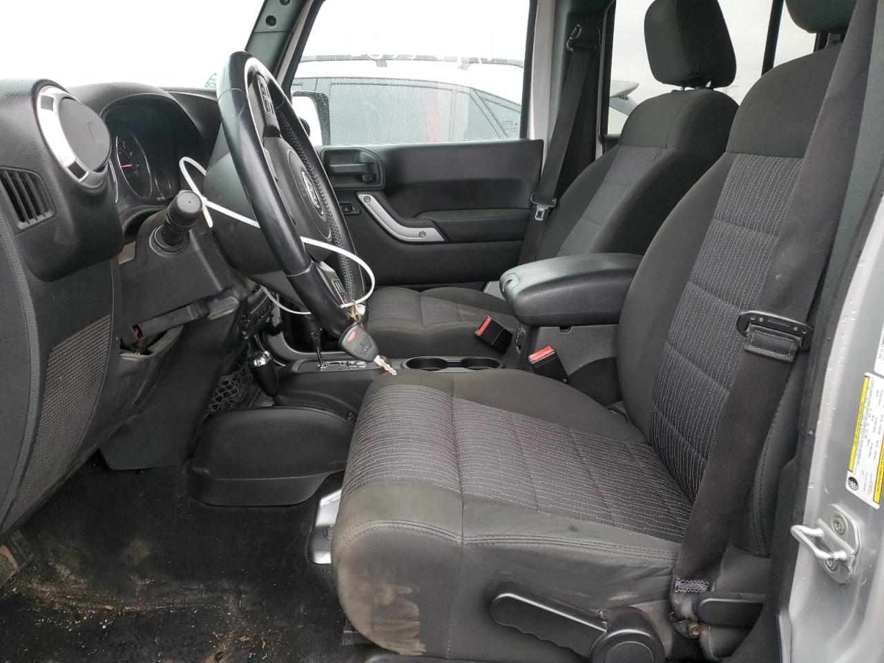 2012 Jeep Wrangler VIN 1C4BJWEG2CL255184 Copart auction photo, rear end damage thumbnail 7