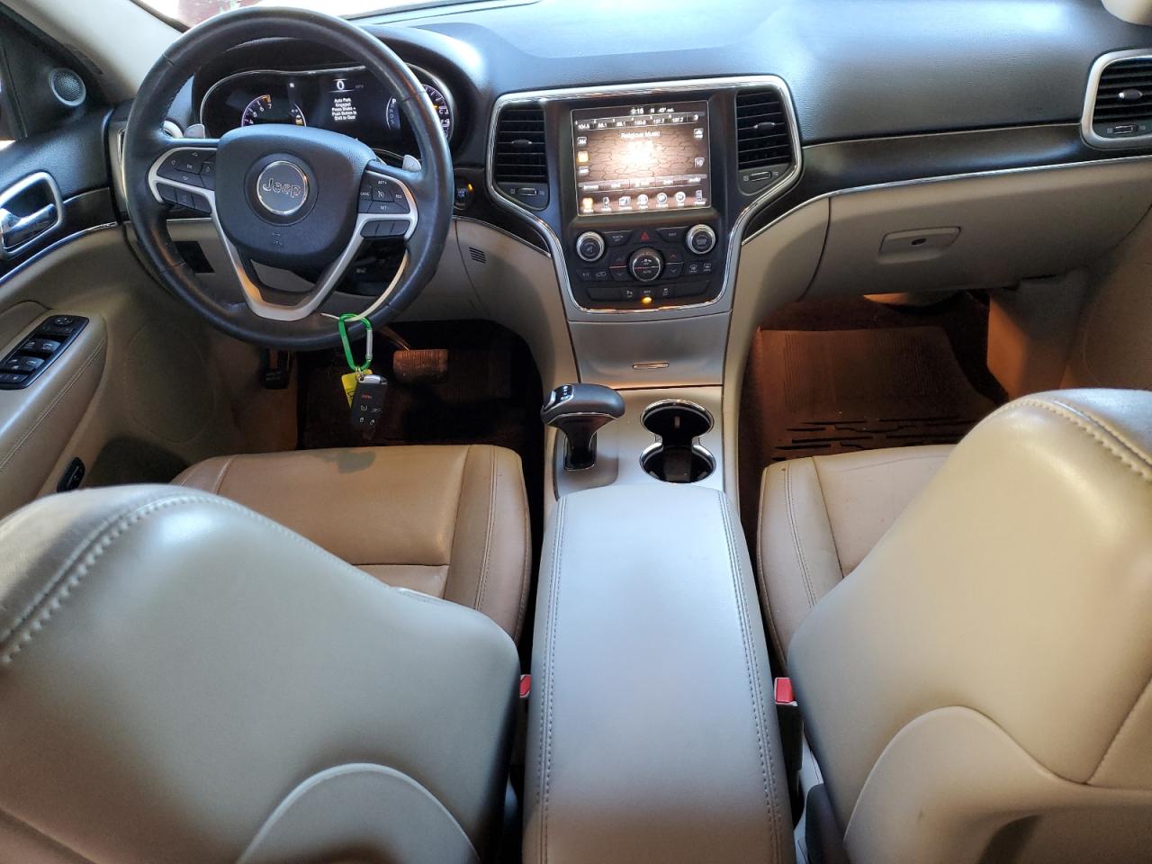 2014 Jeep Grand Cherokee VIN 1C4RJEBG0EC547707 Copart auction photo, front end damage thumbnail 8