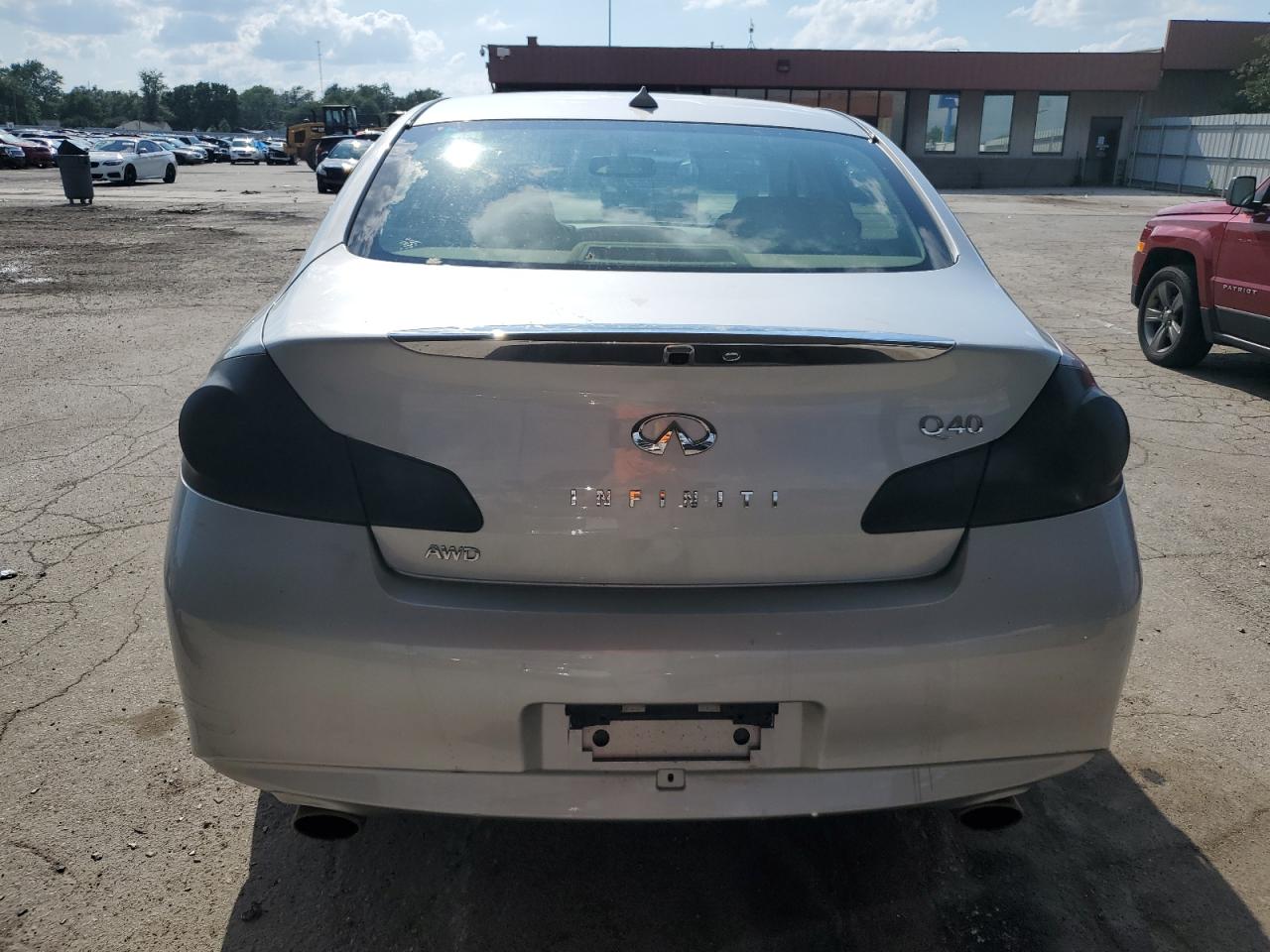 2015 Infiniti Q40 VIN JN1CV6AR5FM521301 Copart auction photo, side damage thumbnail 6