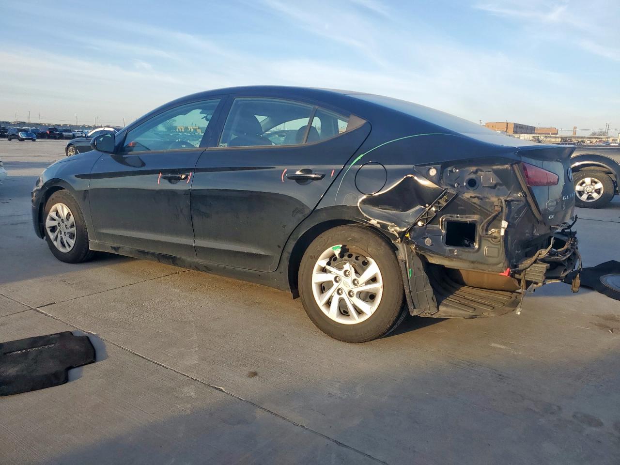 2019 Hyundai Elantra VIN 5NPD74LFXKH443296 Copart auction photo, rear end / front end damage thumbnail 2