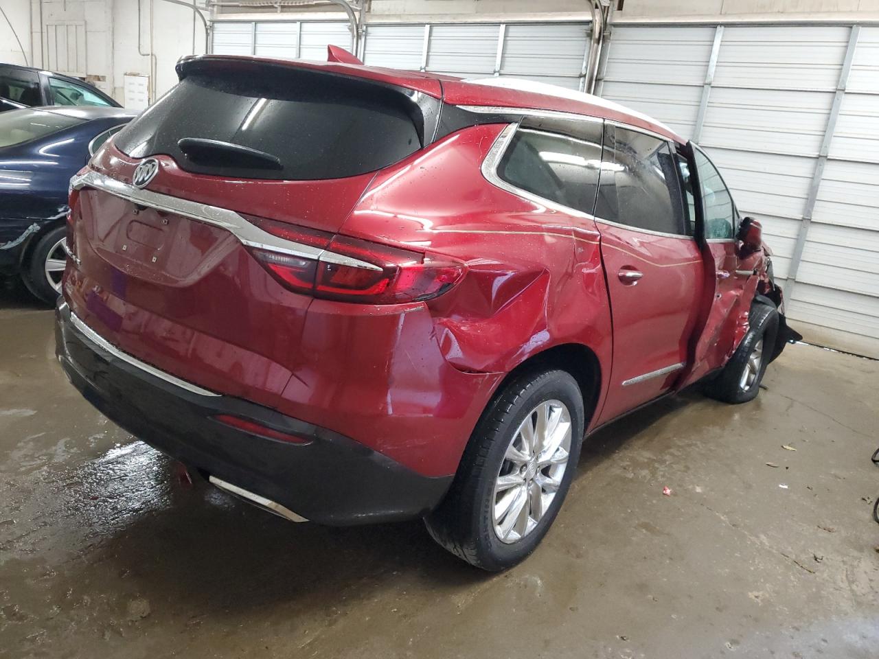 2021 Buick Enclave VIN 5GAERCKW2MJ171381 Copart auction photo, side / front end damage thumbnail 3