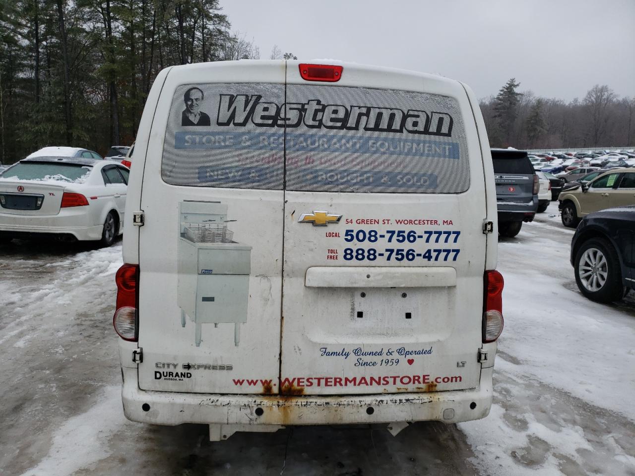 2015 Chevrolet Express VIN 3N63M0ZN8FK697867 Copart auction photo, side / front end damage thumbnail 6