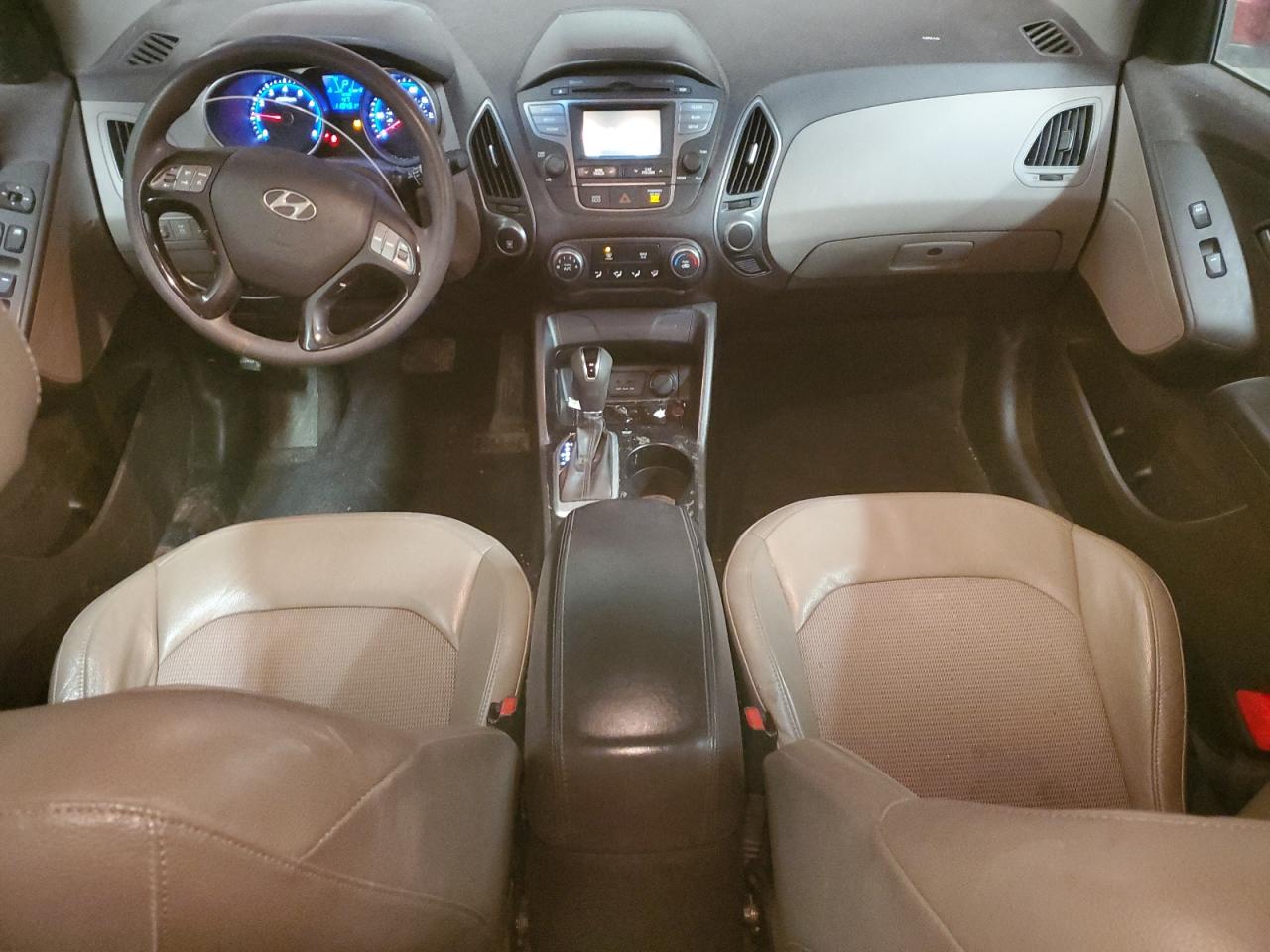 2015 Hyundai Tucson VIN KM8JTCAF7FU981442 Copart auction photo, front end / mechanical damage thumbnail 8