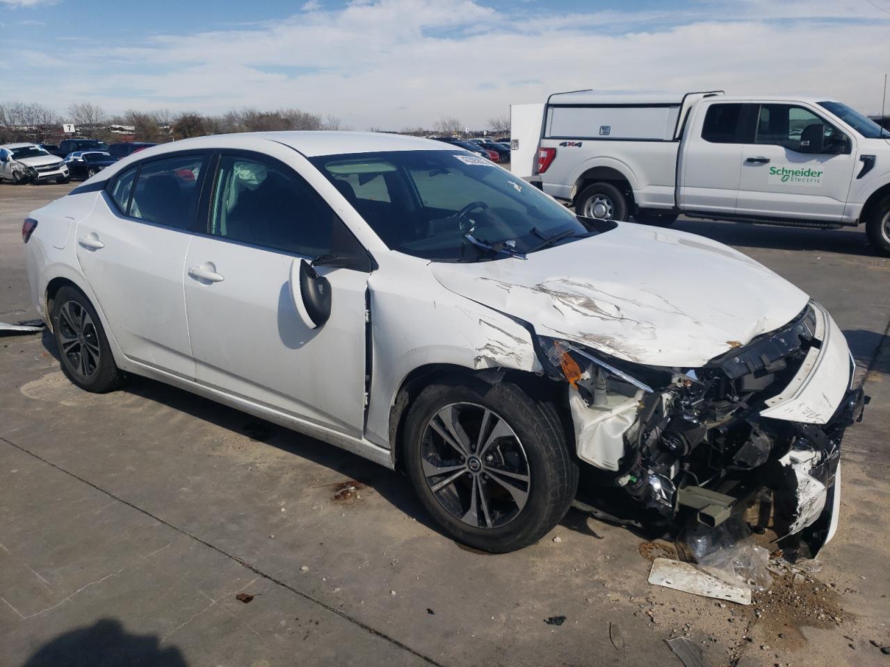 2021 Nissan Sentra VIN 3N1AB8CV1MY254092 Copart auction photo, front end damage thumbnail 4