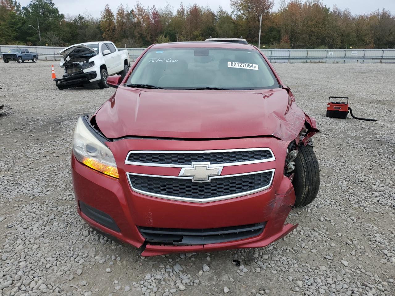 2013 Chevrolet Malibu VIN 1G11D5SR0DF163857 Copart auction photo, front end / side damage thumbnail 5