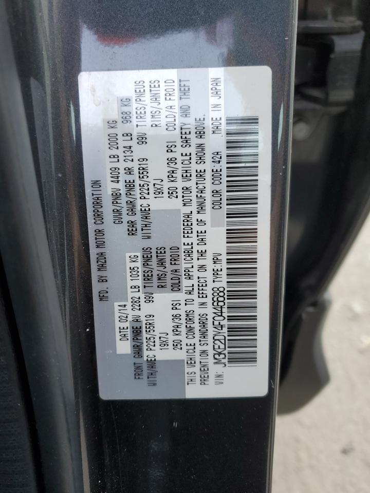 2015 Mazda CX-5 VIN JM3KE2DY4F0446688 Copart auction photo, front end damage thumbnail 14