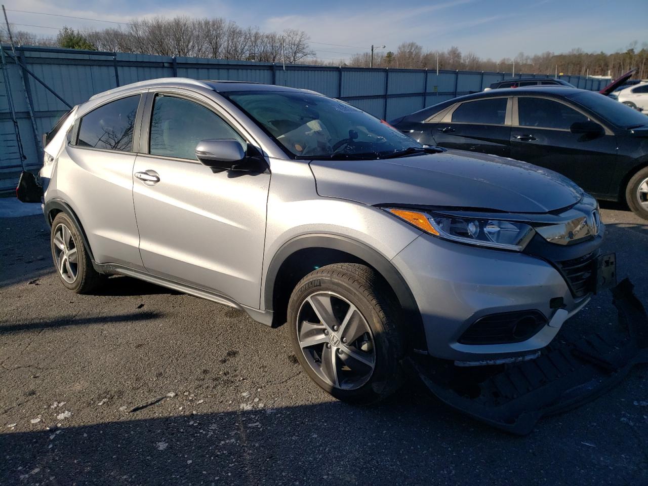 2022 Honda HR-V VIN 3CZRU6H56NM714891 Copart auction photo, all over damage thumbnail 4
