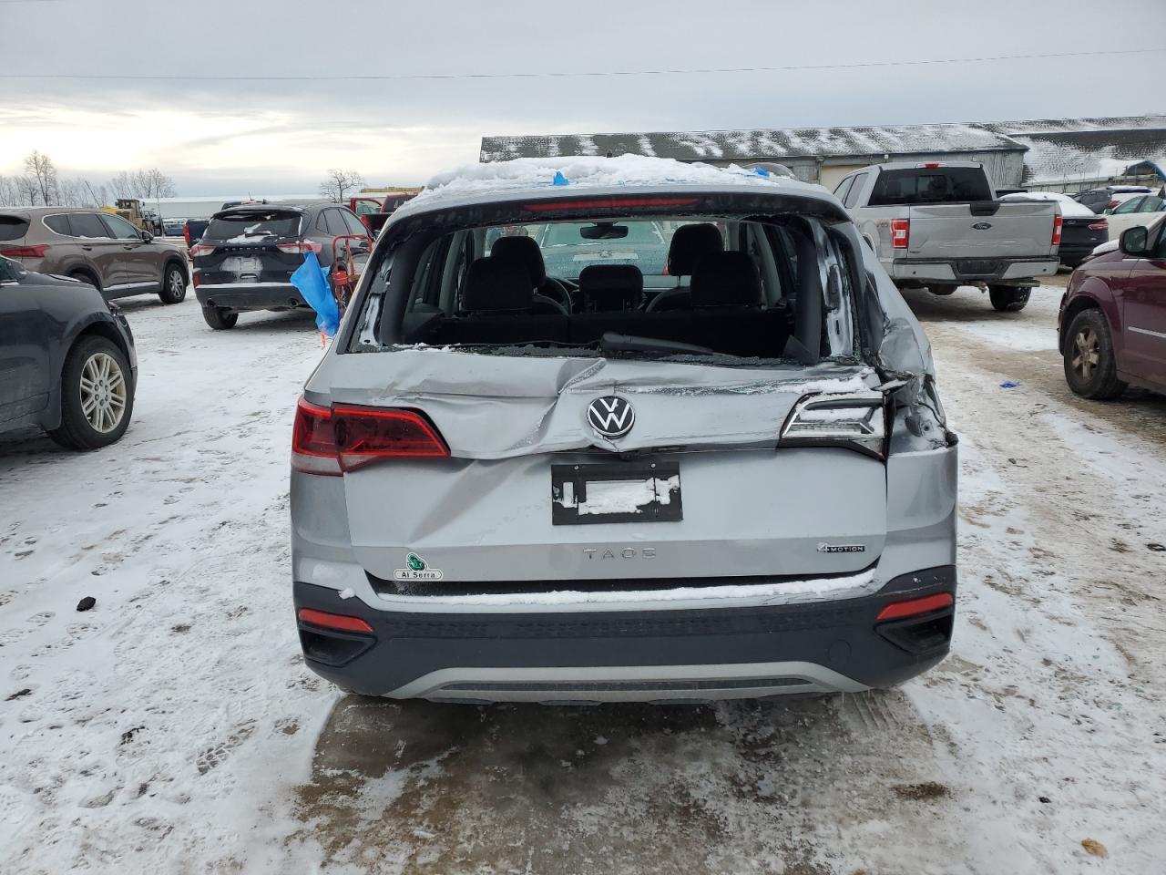 2024 Volkswagen Taos VIN 3VV8X7B24RM040969 Copart auction photo, rear end damage thumbnail 6