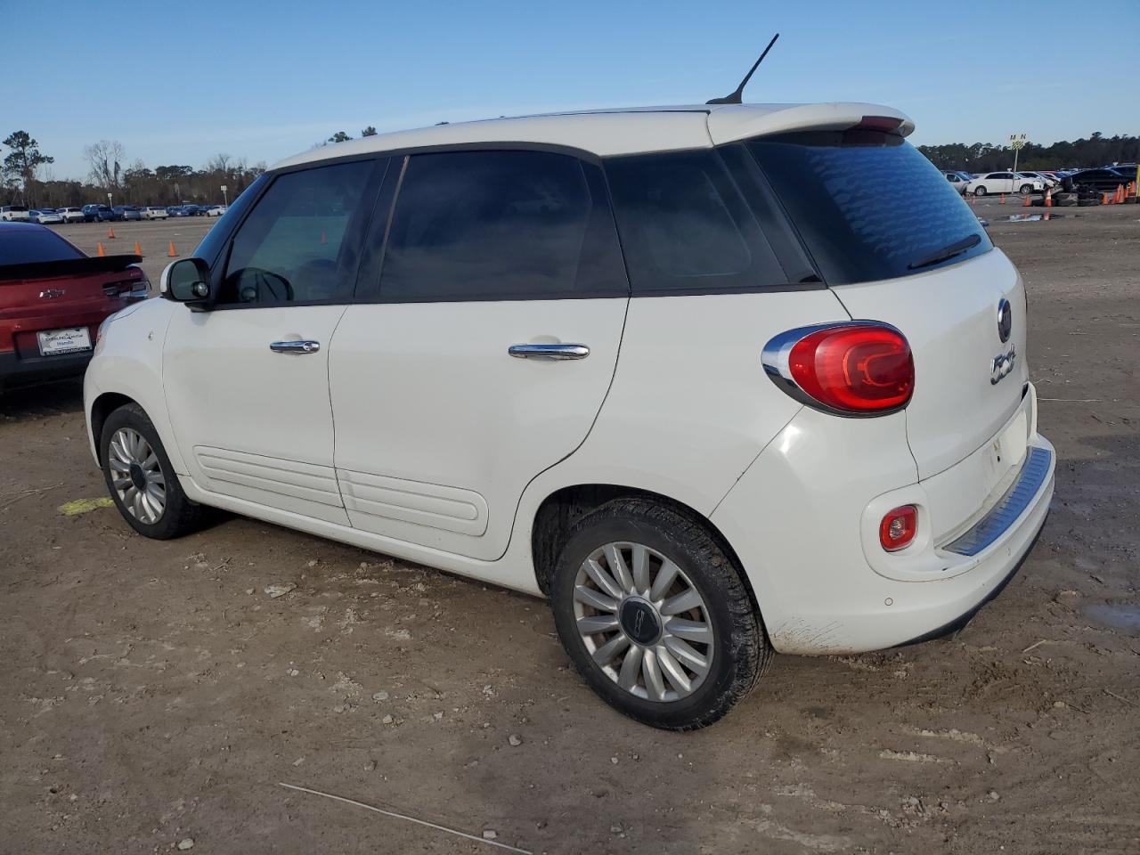 2014 Fiat 500 VIN ZFBCFABH4EZ023842 Copart auction photo, mechanical / rear end damage thumbnail 2