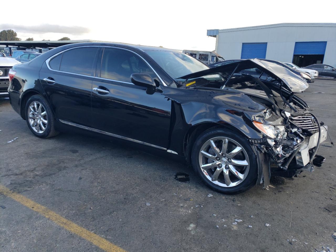 2007 Lexus LS VIN JTHBL46F675036614 Copart auction photo, front end damage thumbnail 4