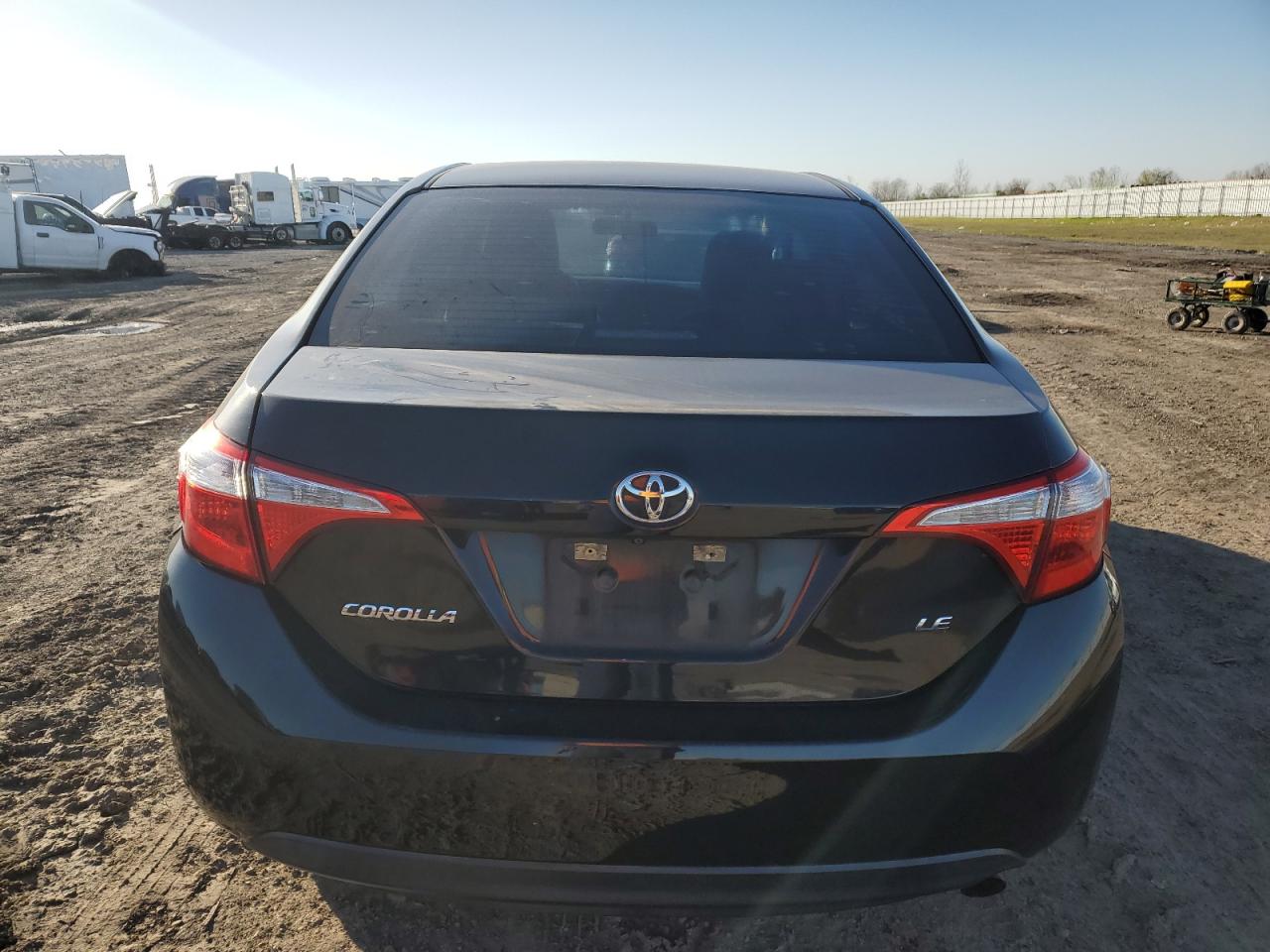 2016 Toyota Corolla VIN 5YFBURHEXGP505061 Copart auction photo, side / undercarriage damage thumbnail 6