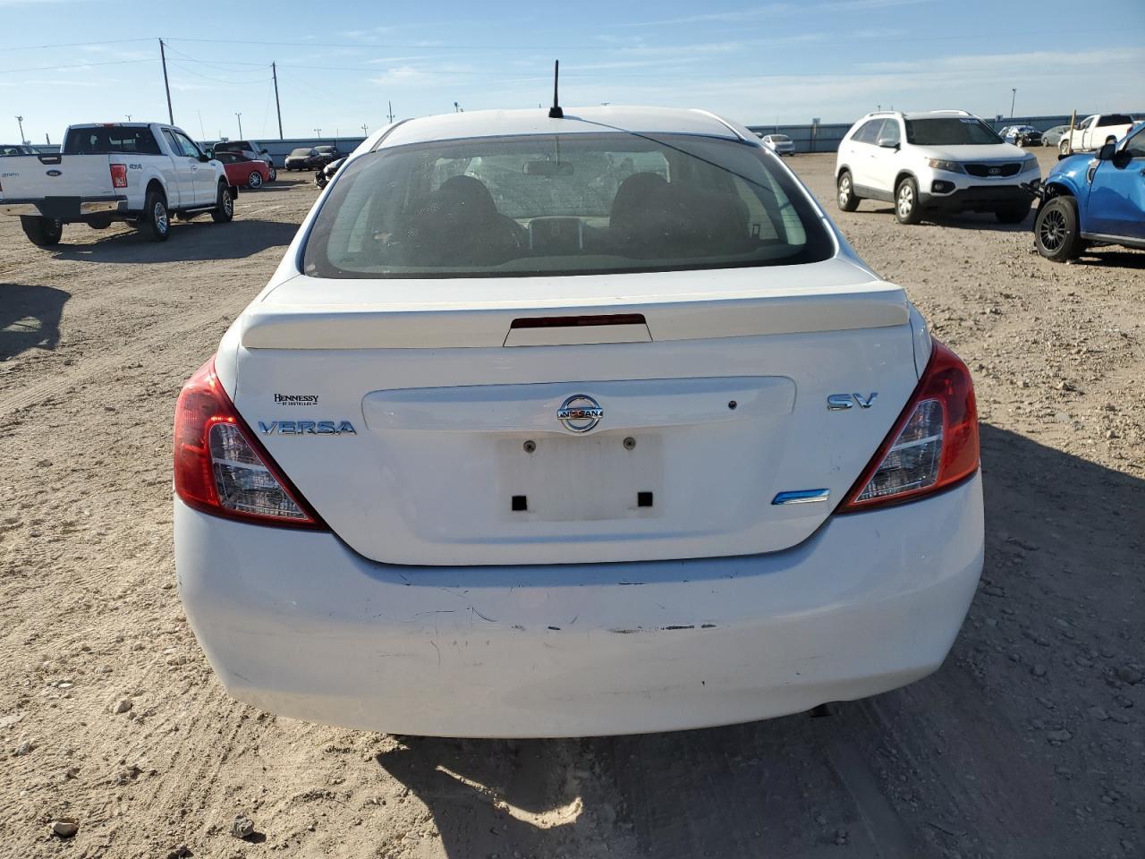 2014 Nissan Versa VIN 3N1CN7AP1EK443103 Copart auction photo, front end / minor dent/scratches damage thumbnail 6