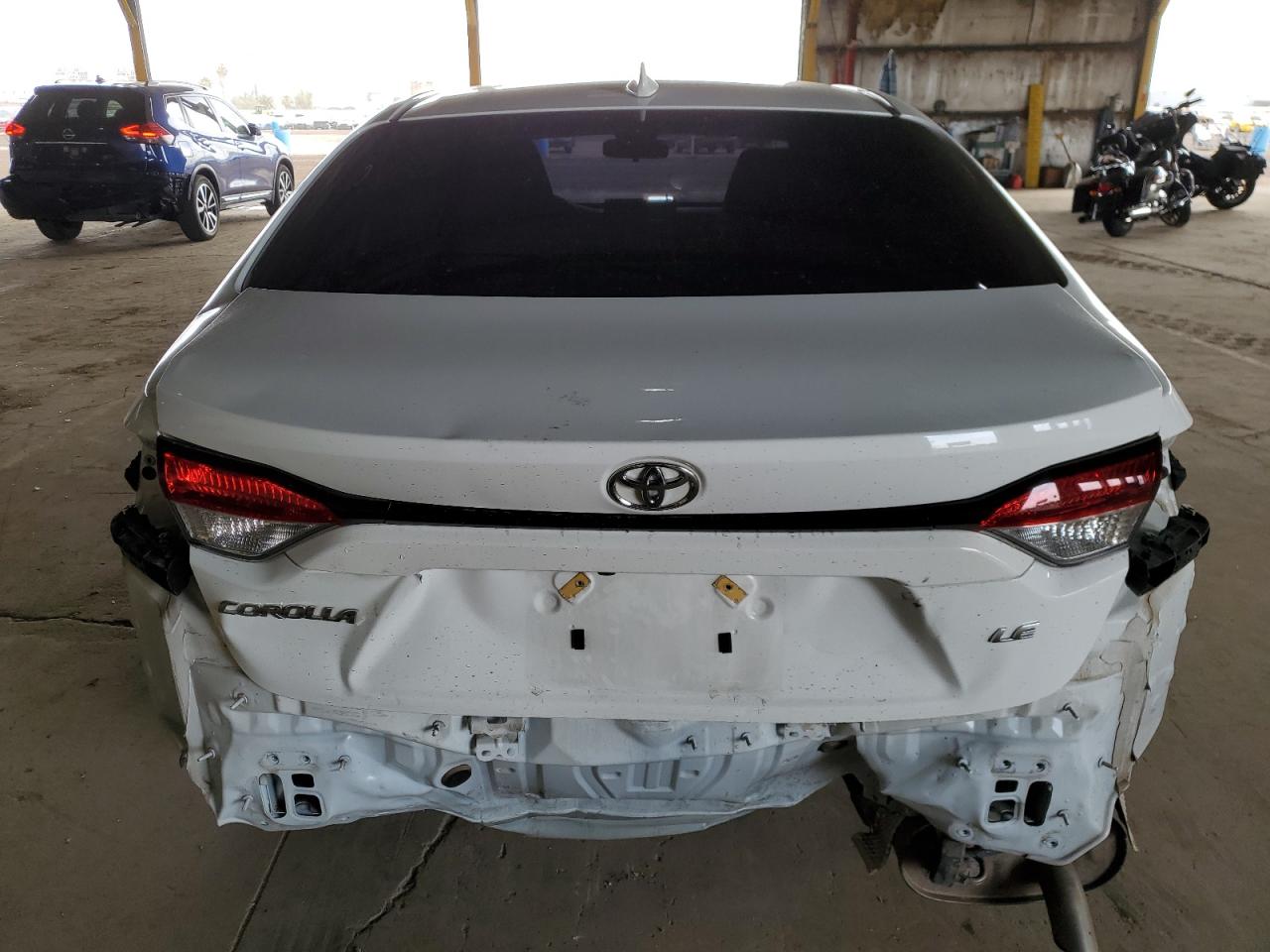 2022 Toyota Corolla VIN JTDEPMAE4N3003766 Copart auction photo, rear end damage thumbnail 6