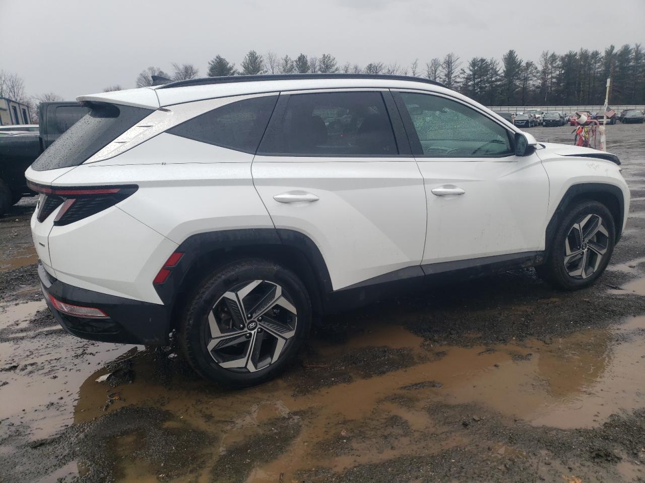 2022 Hyundai Tucson VIN 5NMJCCAE4NH014871 Copart auction photo, front end / minor dent/scratches damage thumbnail 3