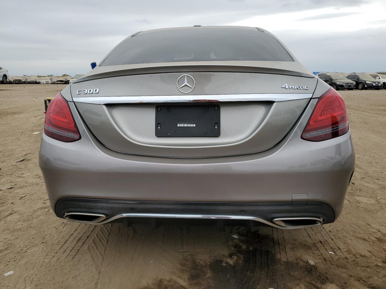 2020 Mercedes-Benz C-klasse VIN WDDWF8EB7LR536774 Copart auction photo, side / front end damage thumbnail 6