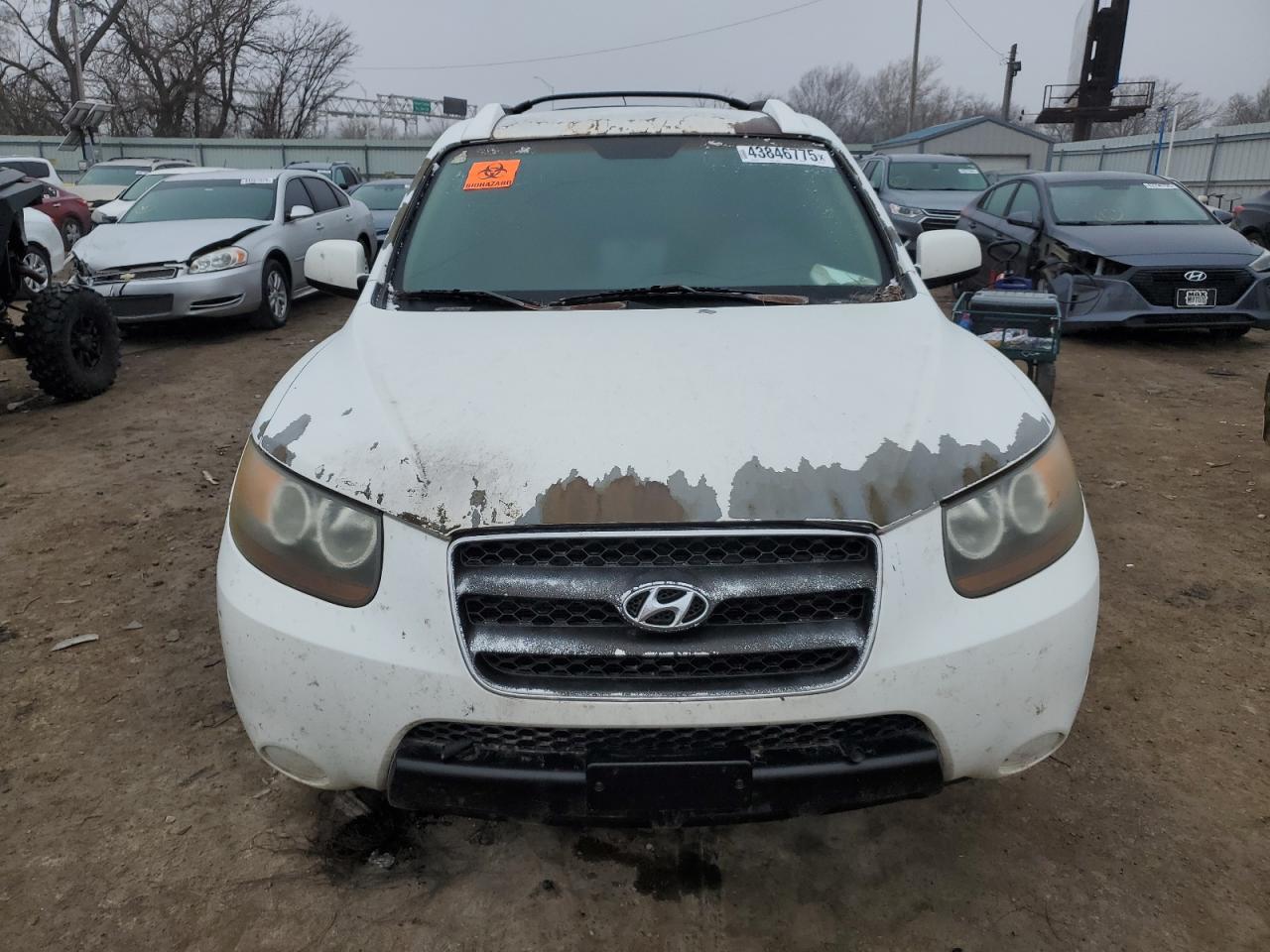 2007 Hyundai Santa Fe VIN 5NMSG13D27H059733 Copart auction photo, minor dent/scratches damage thumbnail 5