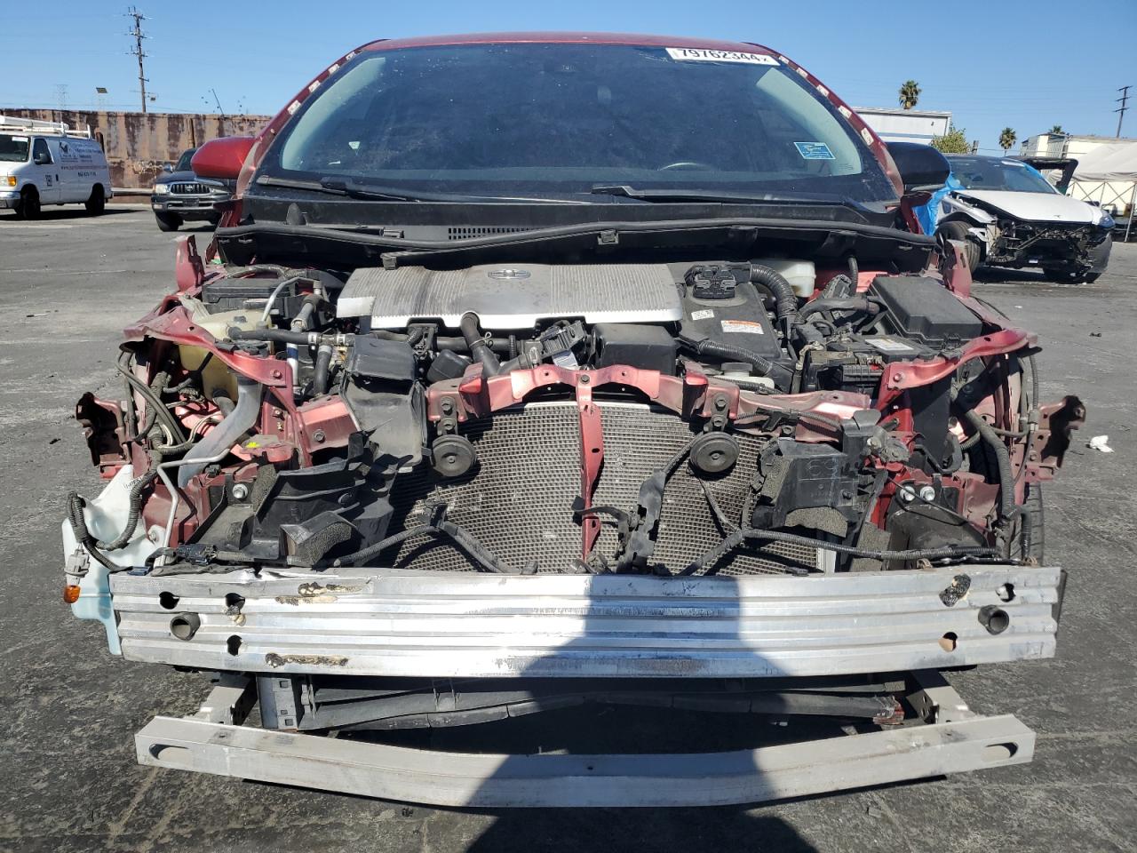 2018 Toyota Prius VIN JTDKARFU0J3063118 Copart auction photo, front end damage thumbnail 5