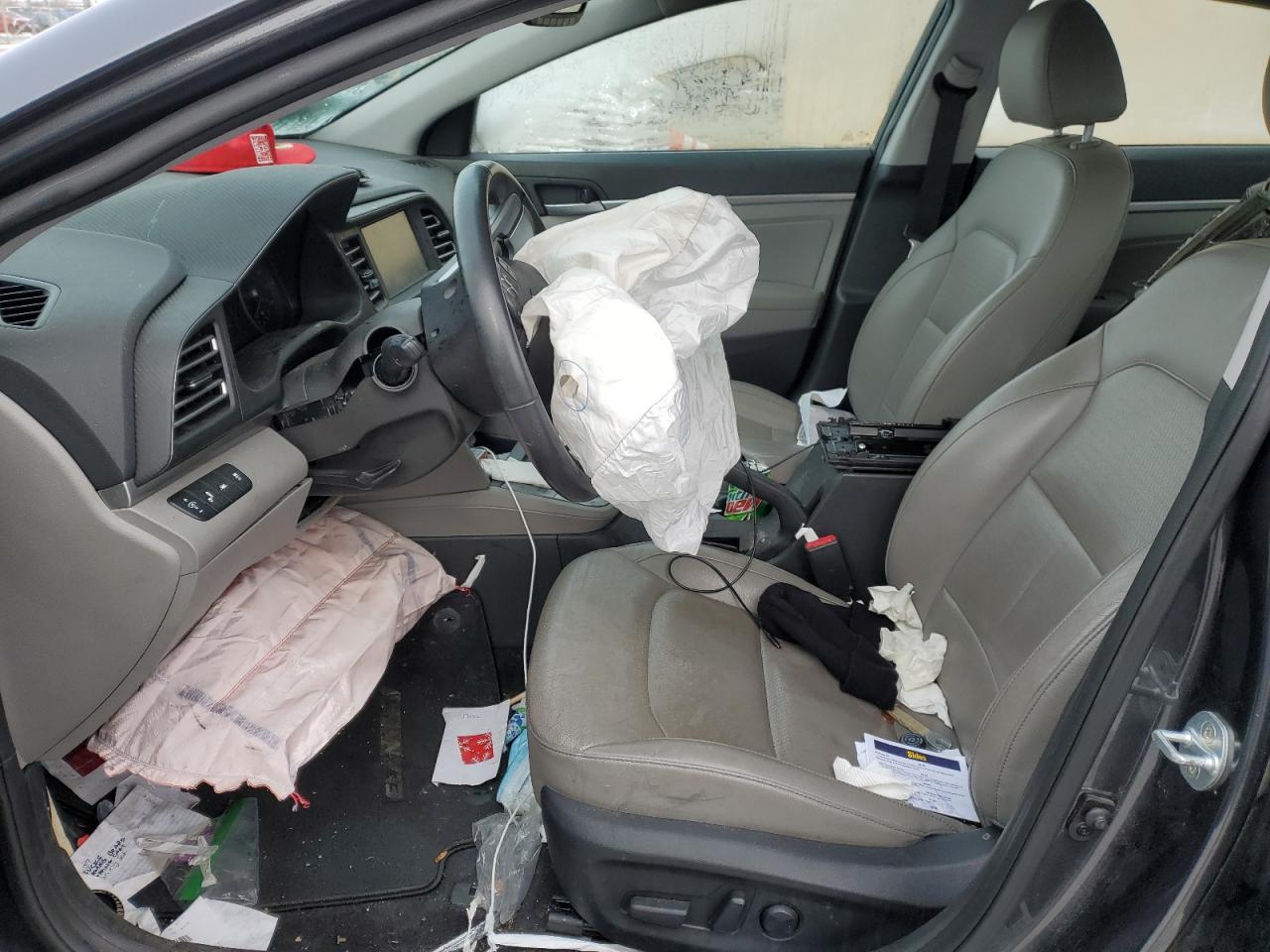 2020 Hyundai Elantra VIN 5NPD84LF7LH554287 Copart auction photo, front end damage thumbnail 7