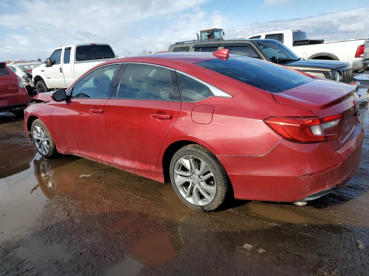 2018 Honda Accord VIN 1HGCV1F18JA221251 Copart auction photo, front end damage thumbnail 2