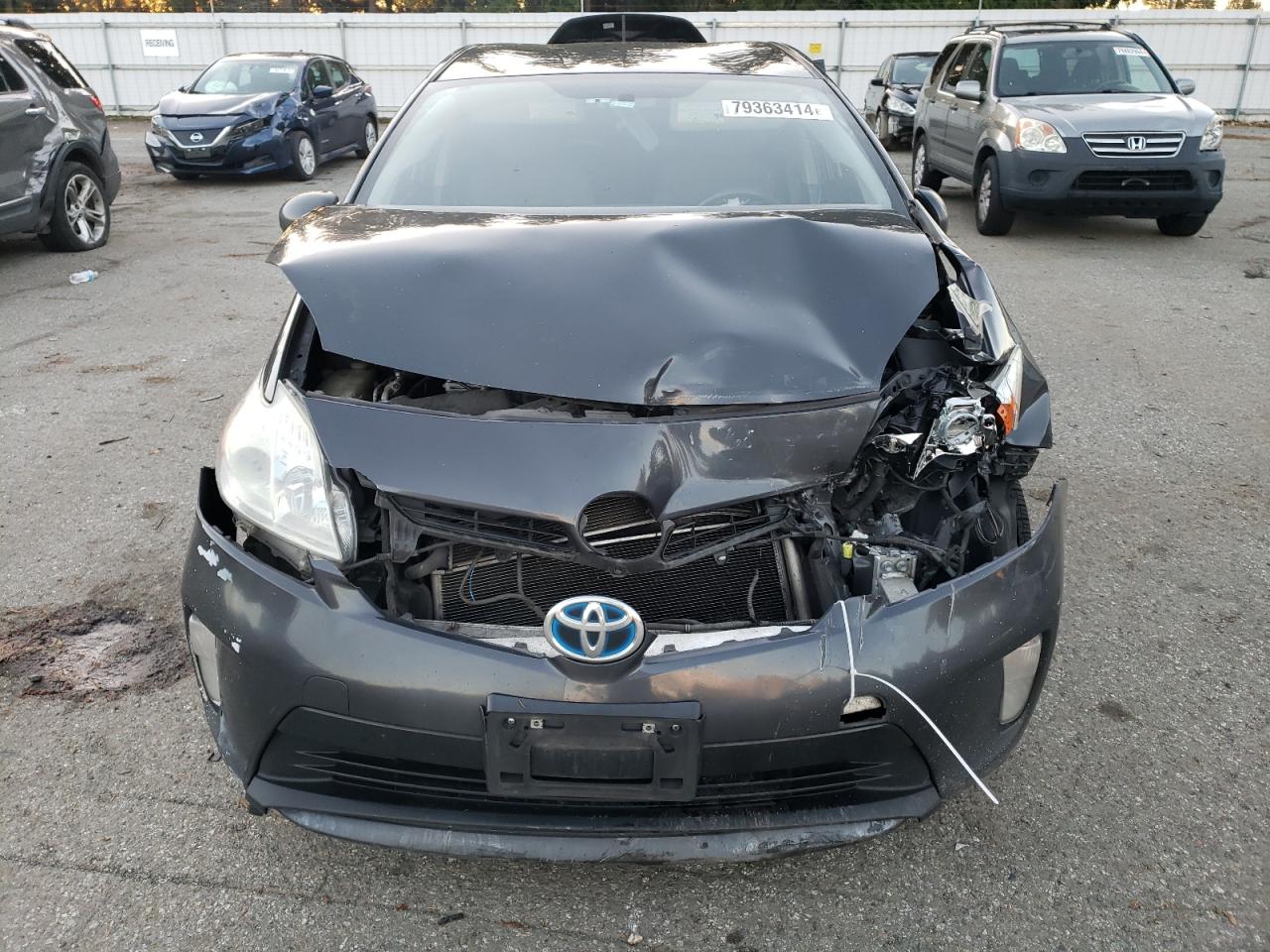2014 Toyota Prius VIN JTDKN3DU5E0361675 Copart auction photo, front end damage thumbnail 5