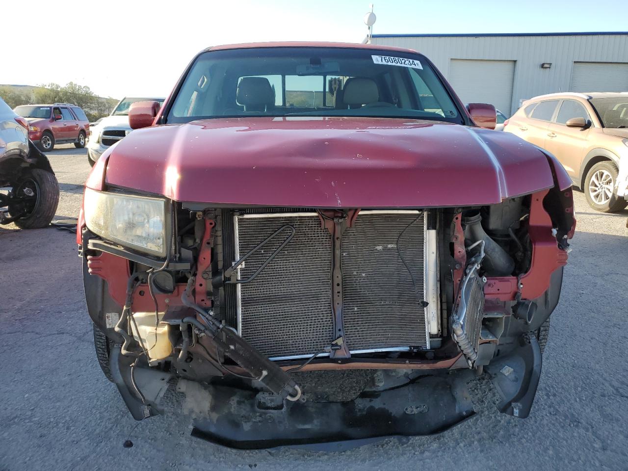 2006 Honda Ridgeline VIN 2HJYK16556H519146 Copart auction photo, front end damage thumbnail 5