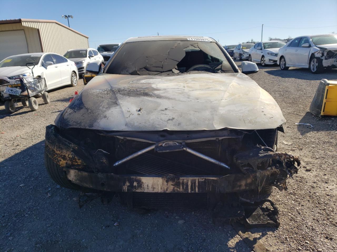 2014 BMW 4er VIN WBA3R1C59EK192771 Copart auction photo, burn - engine damage thumbnail 5