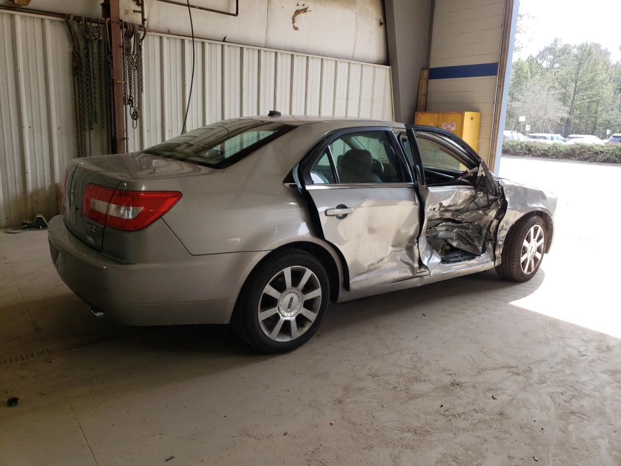 2008 Lincoln MKZ VIN 3LNHM26T88R616007 Copart auction photo, side damage thumbnail 3