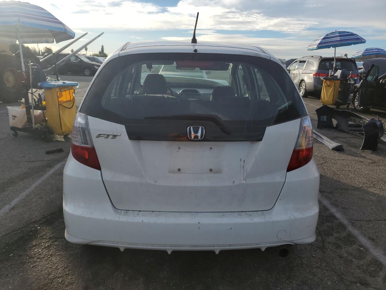 2013 Honda Fit VIN JHMGE8H35DC071503 Copart auction photo, front end damage thumbnail 6