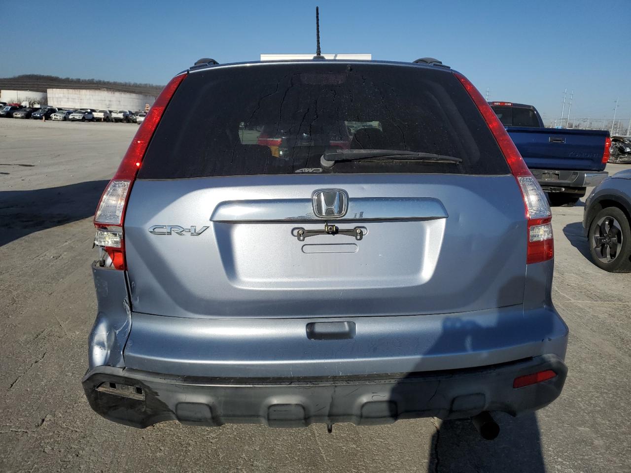 2007 Honda CR-V VIN JHLRE48777C096934 Copart auction photo, front end / all over damage thumbnail 6