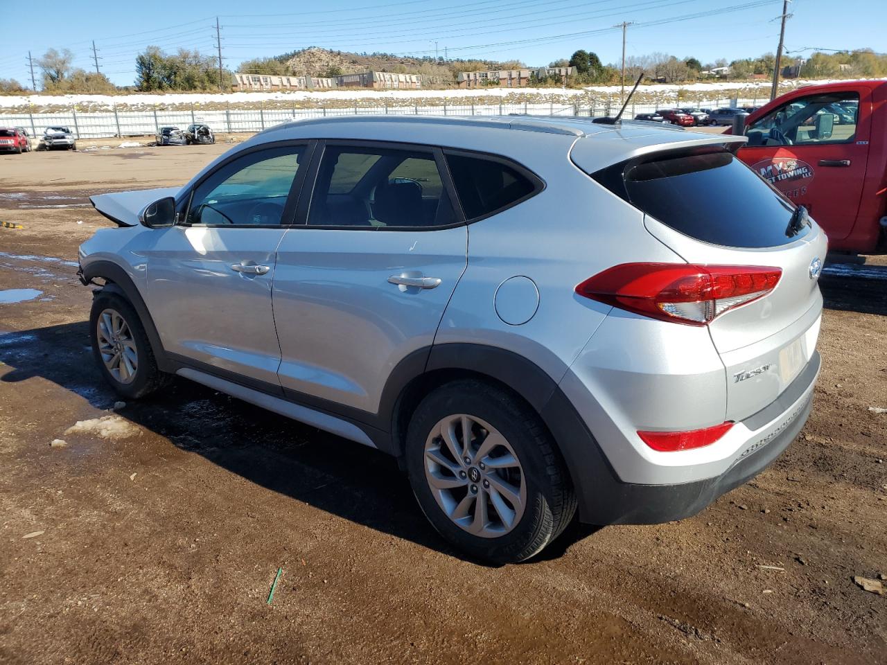 2017 Hyundai Tucson VIN KM8J3CA45HU413658 Copart auction photo, front end damage thumbnail 2