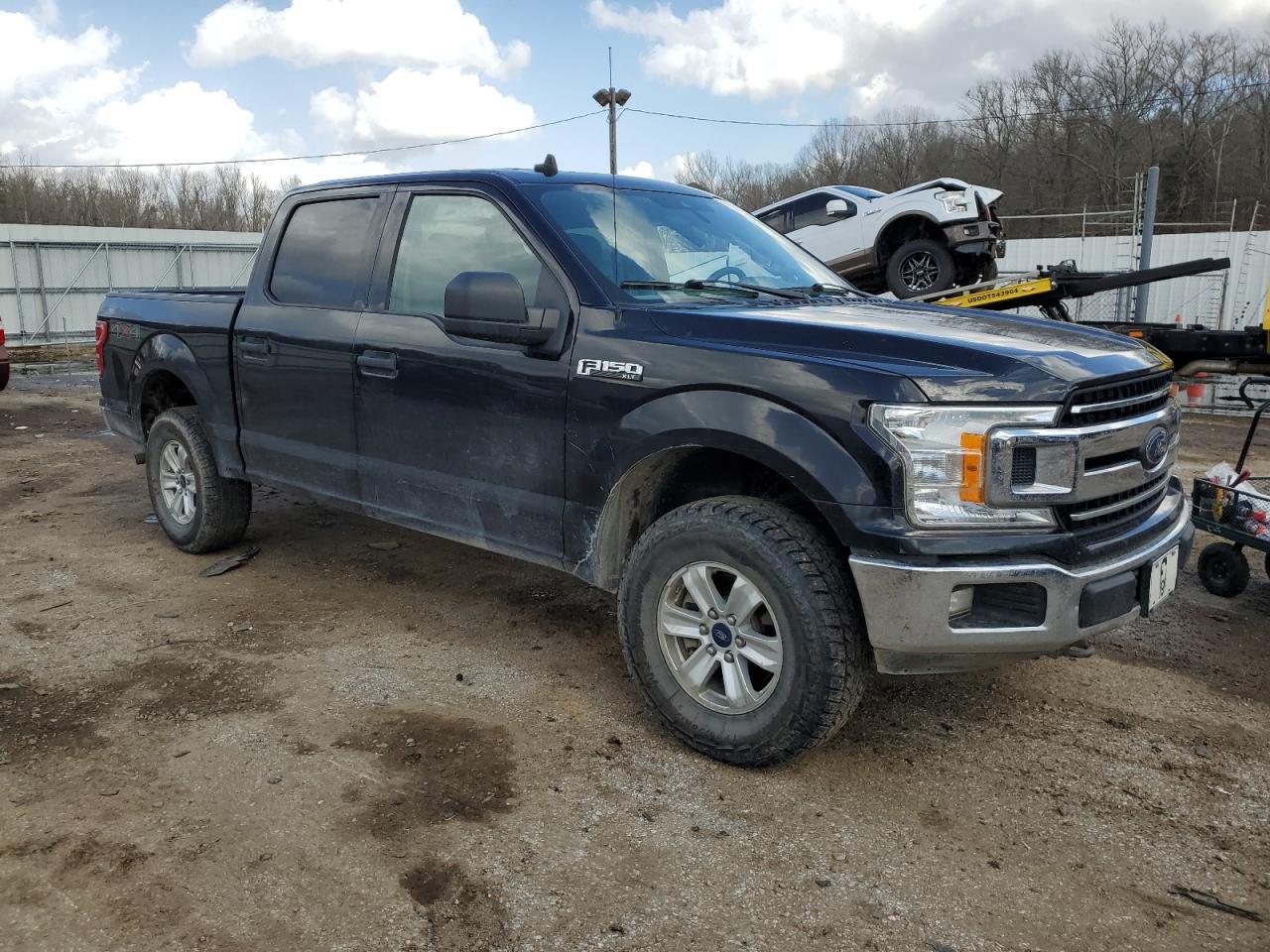2019 Ford F-150 VIN 1FTEW1E5XKKC41201 Copart auction photo, side damage thumbnail 4