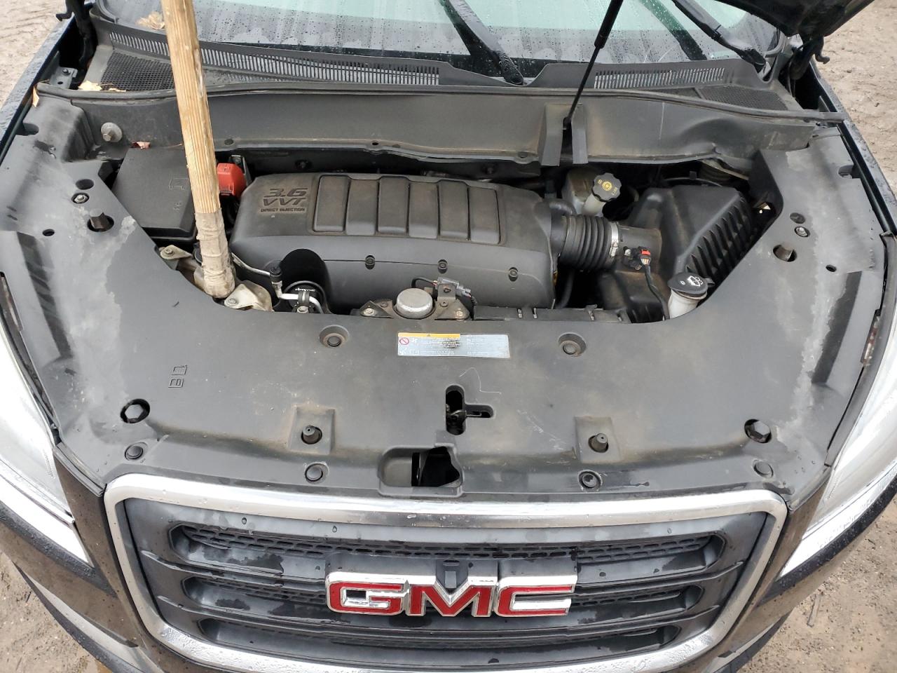 2015 GMC Acadia VIN 1GKKRNED0FJ103045 Copart auction photo, front end / side damage thumbnail 12