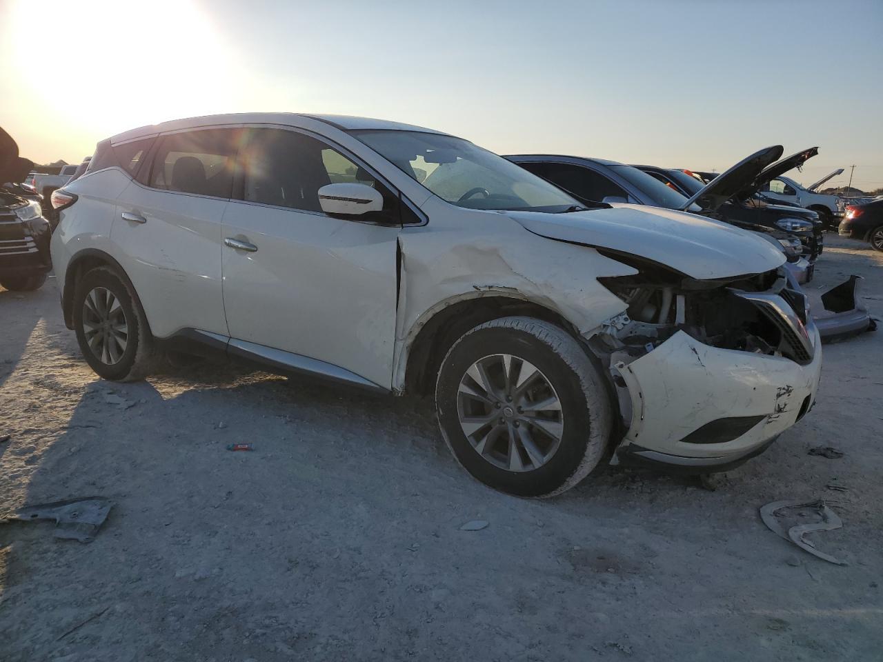 2018 Nissan Murano VIN 5N1AZ2MG0JN176771 Copart auction photo, front end / side damage thumbnail 4