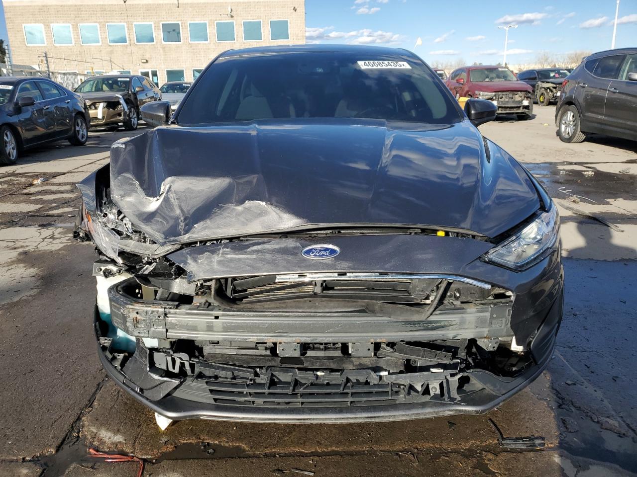 2019 Ford Fusion VIN 3FA6P0HD0KR282842 Copart auction photo, front end damage thumbnail 5