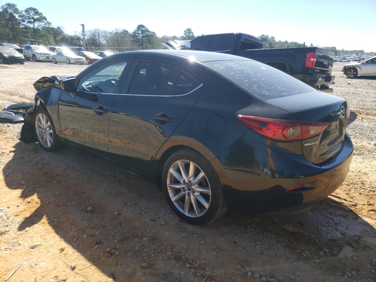 2017 Mazda 3 VIN JM1BN1V79H1127258 Copart auction photo, front end damage thumbnail 2