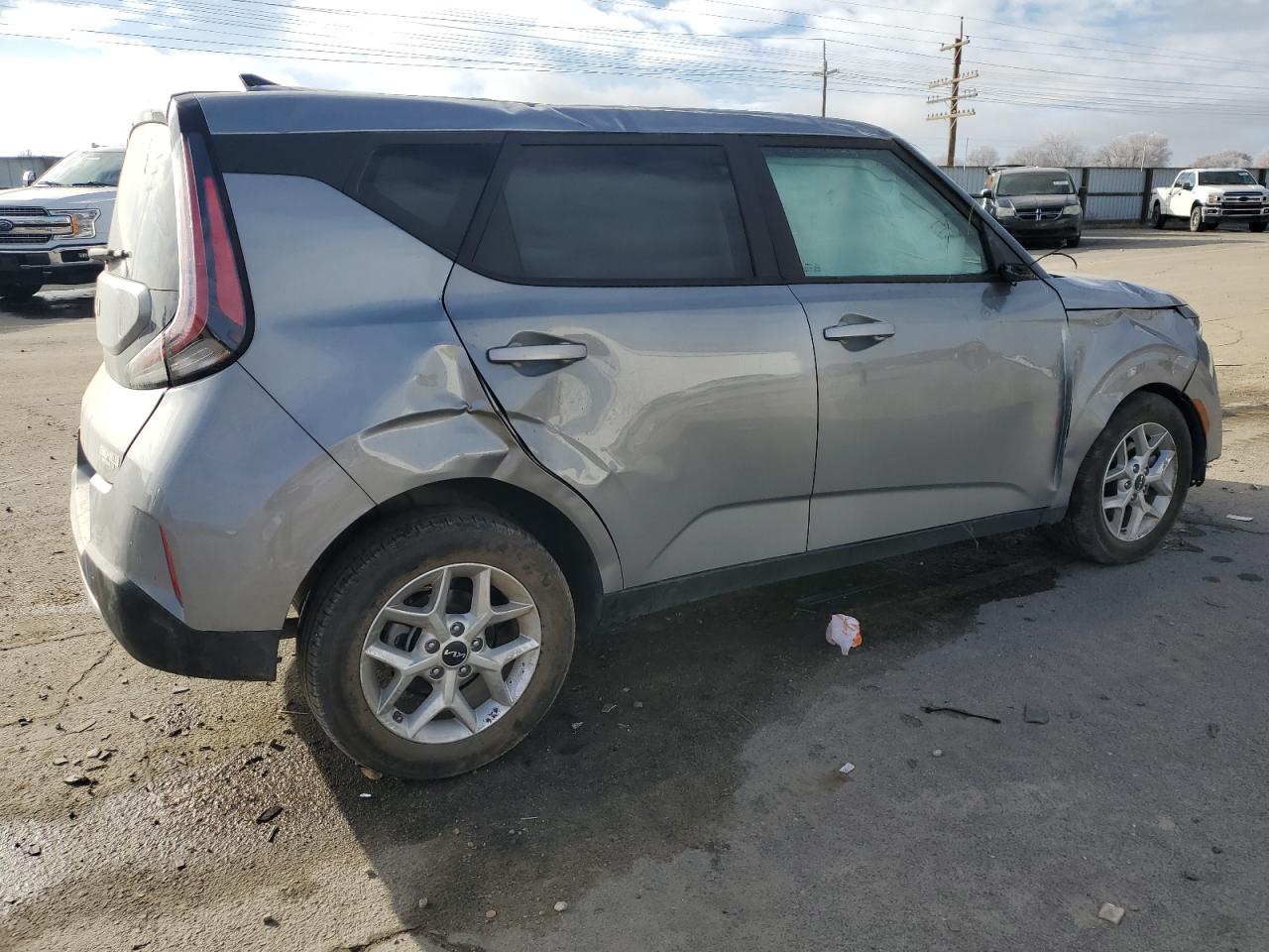 2023 KIA Soul VIN KNDJ23AU6P7867776 Copart auction photo, all over damage thumbnail 3