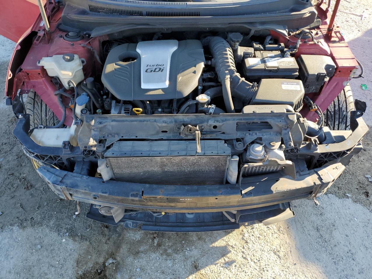 2016 Hyundai Veloster VIN KMHTC6AE9GU278332 Copart auction photo, front end damage thumbnail 12