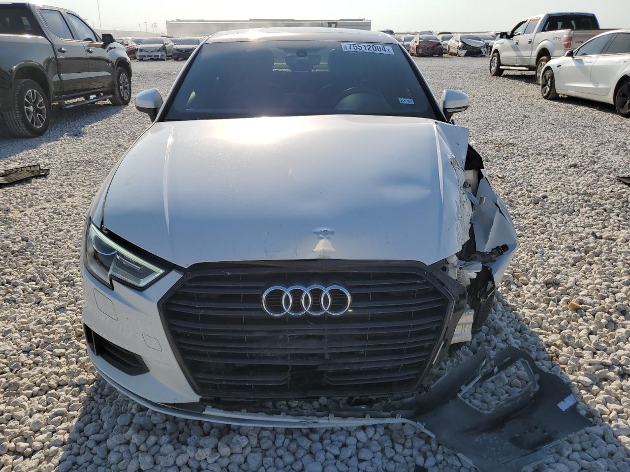2019 Audi A3 VIN WAUAUGFF3KA089733 Copart auction photo, front end / minor dent/scratches damage thumbnail 5