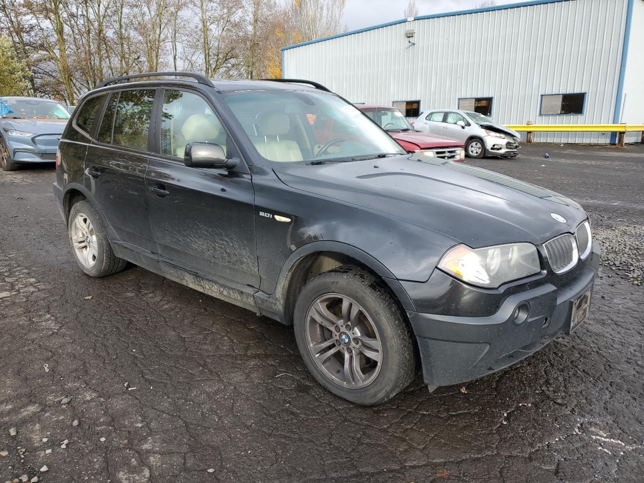 2004 BMW X3 VIN WBXPA93404WA62019 Copart auction photo, rear end / mechanical damage thumbnail 4