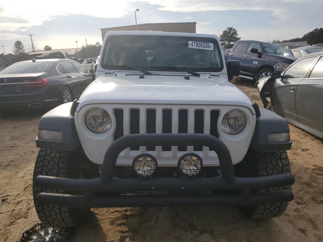 2021 Jeep Wrangler VIN 1C4HJXDN5MW592660 Copart auction photo, undercarriage damage thumbnail 5