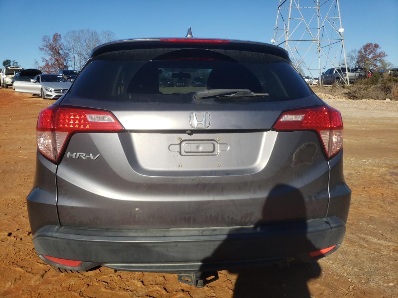 2016 Honda HR-V VIN 3CZRU5H58GM734525 Copart auction photo, front end / side damage thumbnail 6