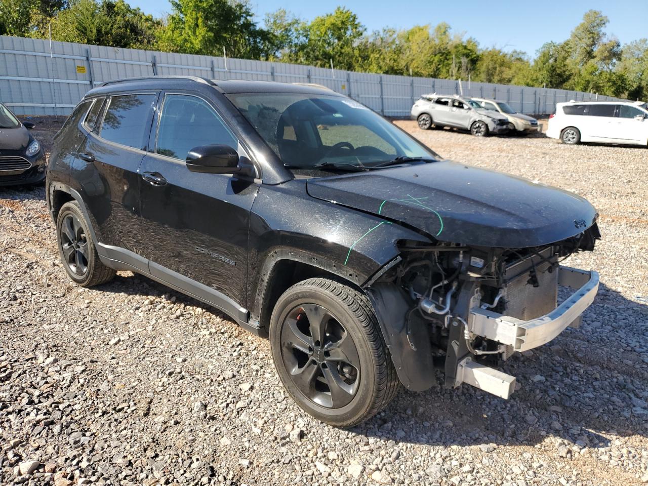 2021 Jeep Compass VIN 3C4NJCBB7MT505190 Copart auction photo, all over damage thumbnail 4