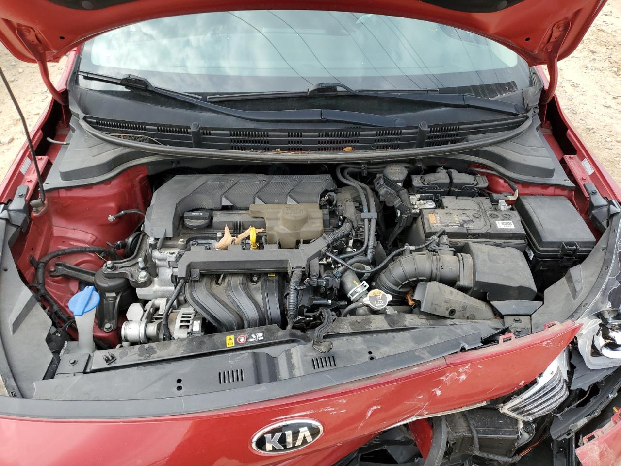 2020 KIA Rio VIN 3KPA25AD9LE335511 Copart auction photo, front end / mechanical damage thumbnail 12