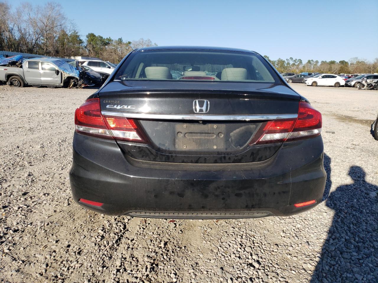 2013 Honda Civic VIN 19XFB2F59DE016830 Copart auction photo, side / minor dent/scratches damage thumbnail 6