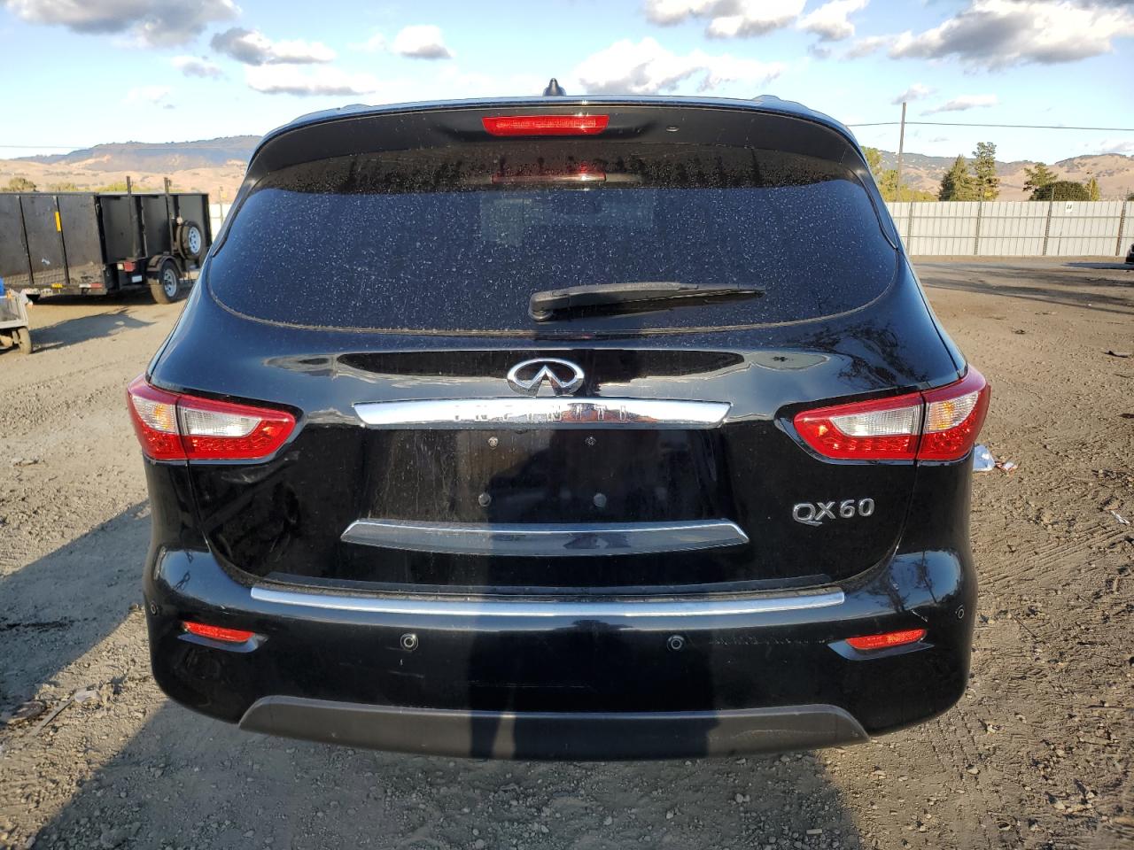 2014 Infiniti QX60 VIN 5N1AL0MM0EC525635 Copart auction photo, mechanical / side damage thumbnail 6