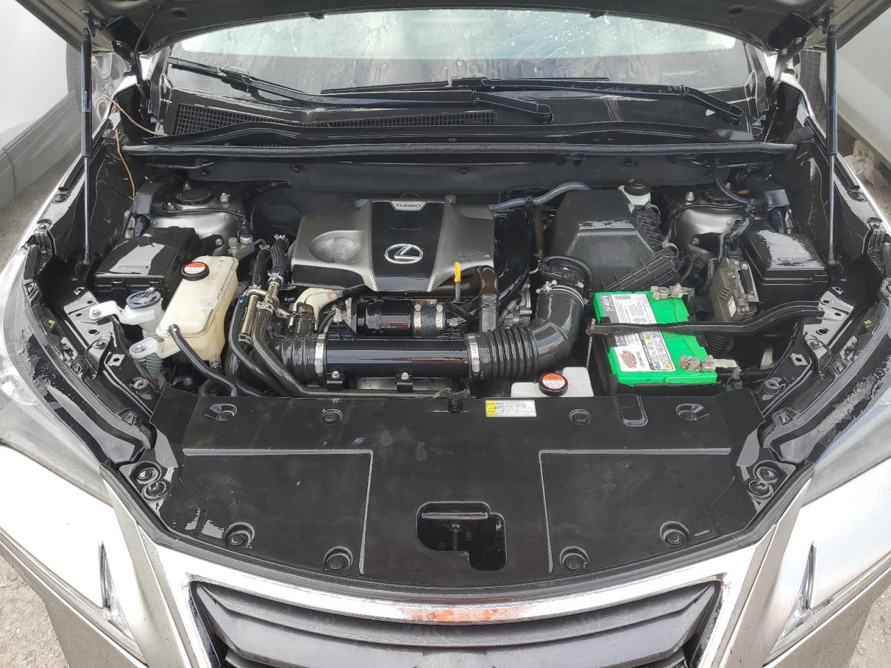 2015 Lexus NX VIN JTJBARBZ3F2046177 Copart auction photo, water/flood damage thumbnail 12