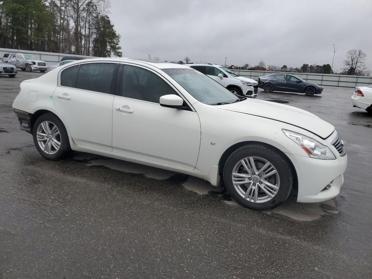2015 Infiniti Q40 VIN JN1CV6AR7FM524779 Copart auction photo, rear end damage thumbnail 4