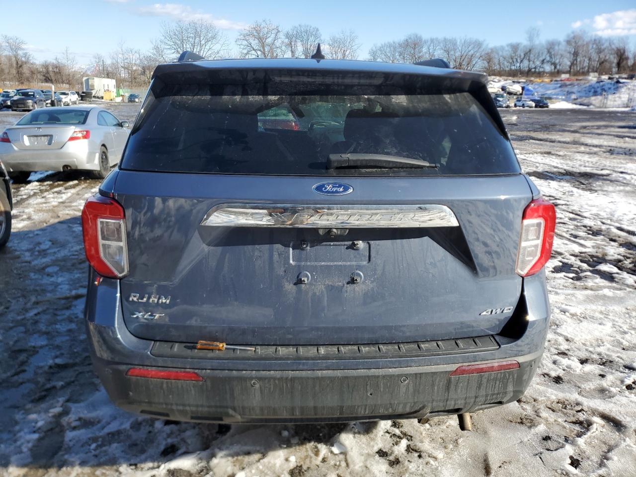 2021 Ford Explorer VIN 1FMSK8DH3MGC46227 Copart auction photo, front end damage thumbnail 6