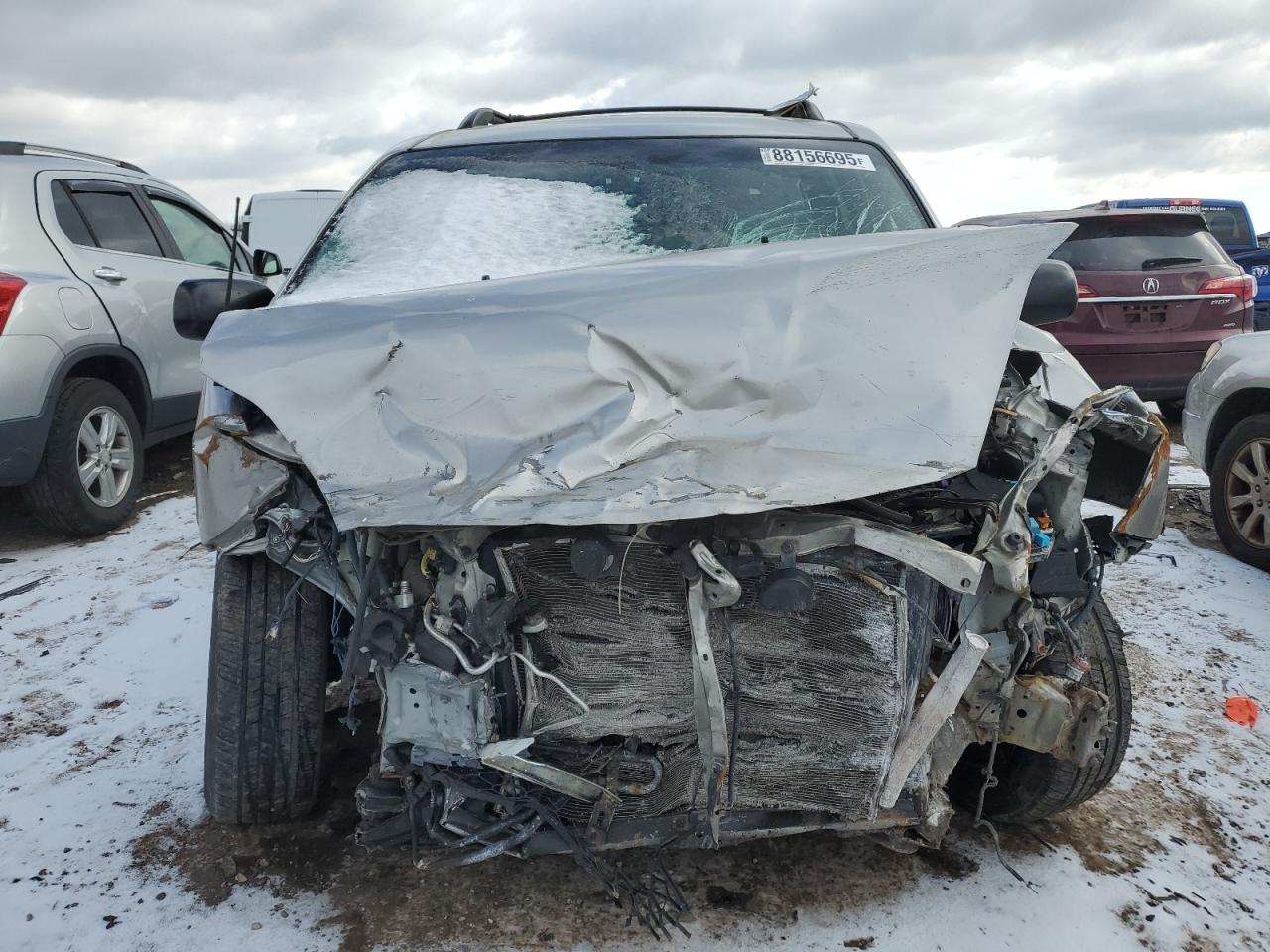 2007 Toyota Sienna VIN 5TDZK23C77S048184 Copart auction photo, front end damage thumbnail 5